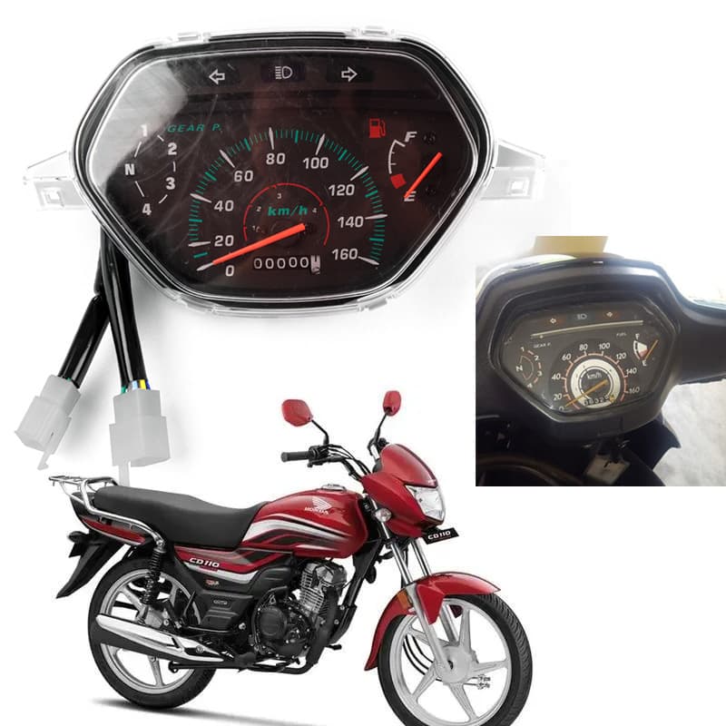 Suitable for Honda CD110 Motorcycle Conversion Mechanical Gauge Assembly Fuel Level Speed Gear Odometer Turn Signal