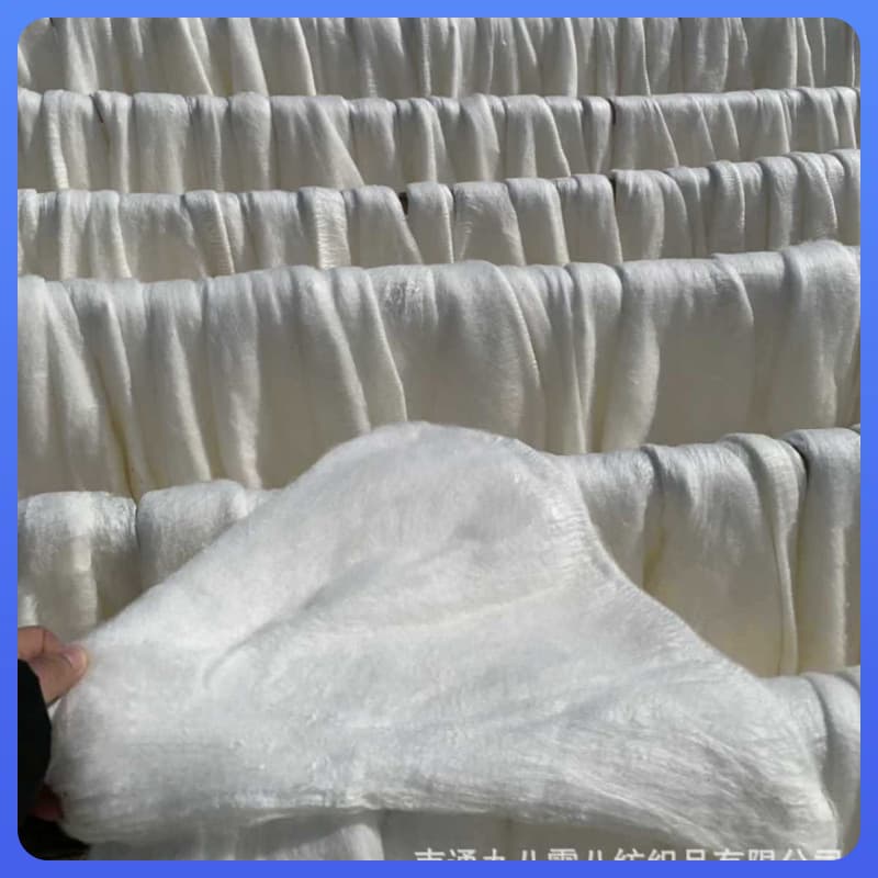 ✅ Tongxiang factory wholesale dupioni mulberry silk semi-finished bare core silk quilts, raw silk floss long-strand silk comforters