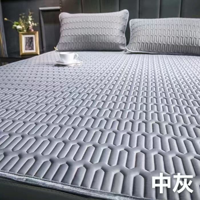 Latex Cooling Mat Anti-Slip Mat Summer Ice Silk Latex Cooling Mat Foldable Single Soft Mat