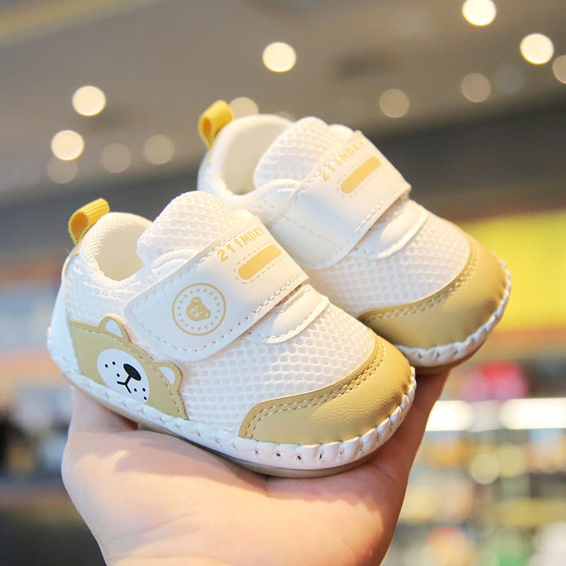 Spring/Autumn Soft Sole Baby Walking Shoes for 0-1 Year Old Boys, Breathable Mesh, 6-9 Months Girls Mesh Shoes, Drop Shipping