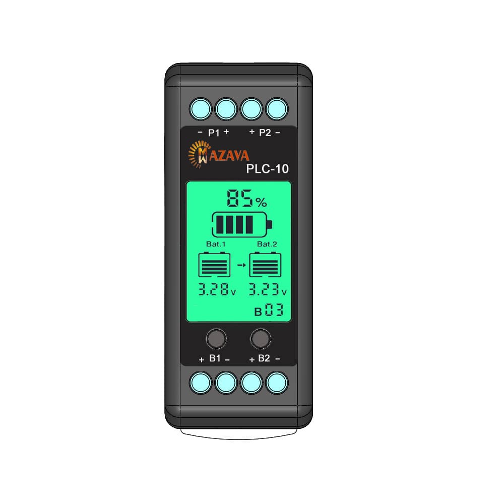 PLC-3.2V Battery Active Balancer Series Parallel Lithium-ion Lead-Acid LiFePO4 Battery Display
