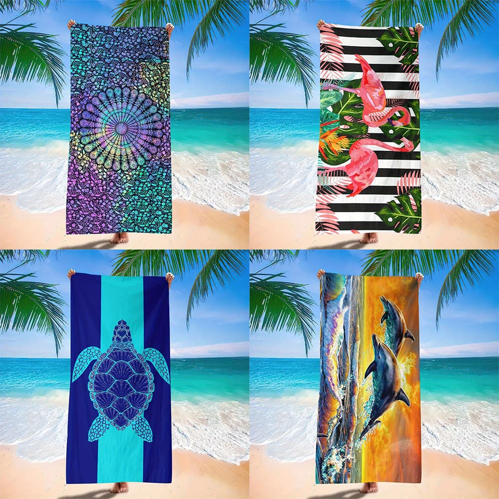 Jit Microfiber Beach Towel Cross-border Class A Large Bath Towel Cross-border Adult Beach Towel Quick-drying in Europe and America