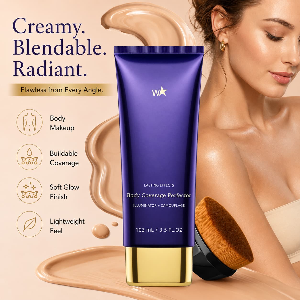Cross-Border Popular Body Tattoo Concealer and Maintenance Cream Waterproof and Sweat-Proof Covering Tattoo Birthmark Scars Full Coverage Concealer