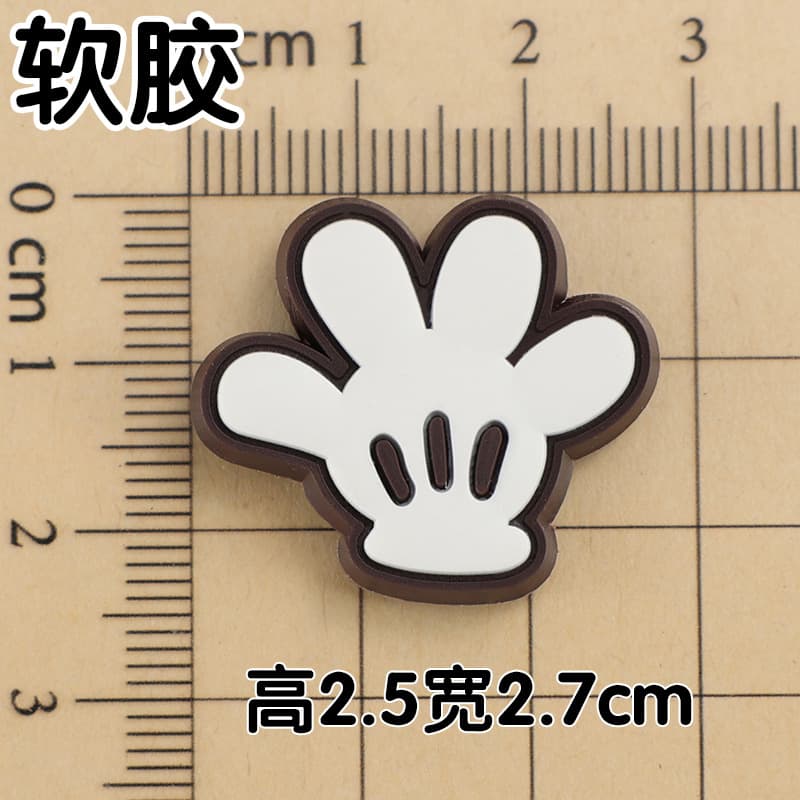 Small Fruit Strawberry Kids Hair Clip Flower Accessory Soft Rubber Cartoon Patch Phone Case PVC Brooch