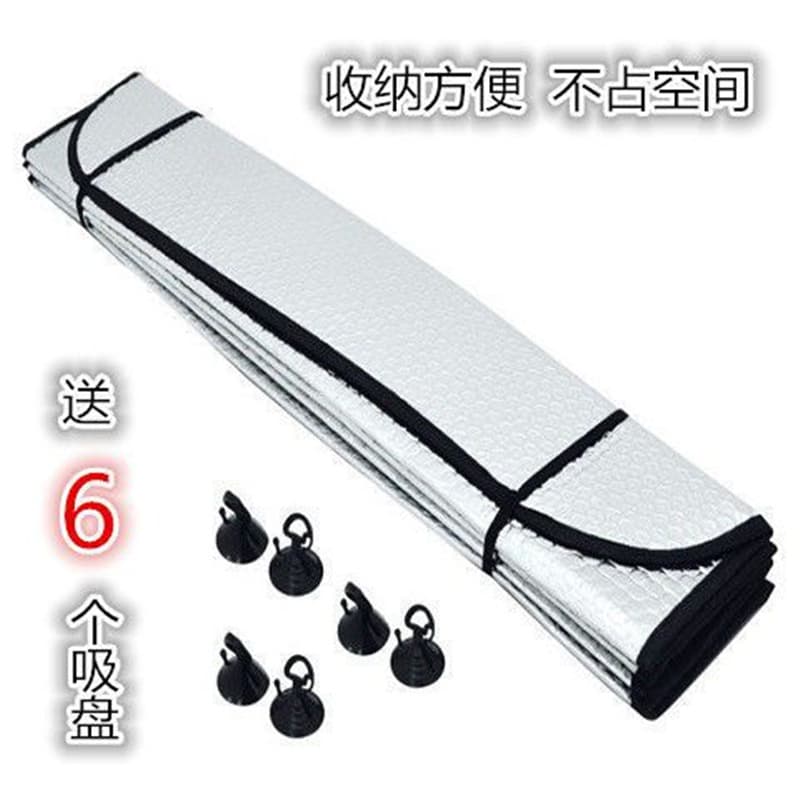 Extra-thick truck sunshades, heavy-duty front windshield sun blockers, summer heat insulation panels