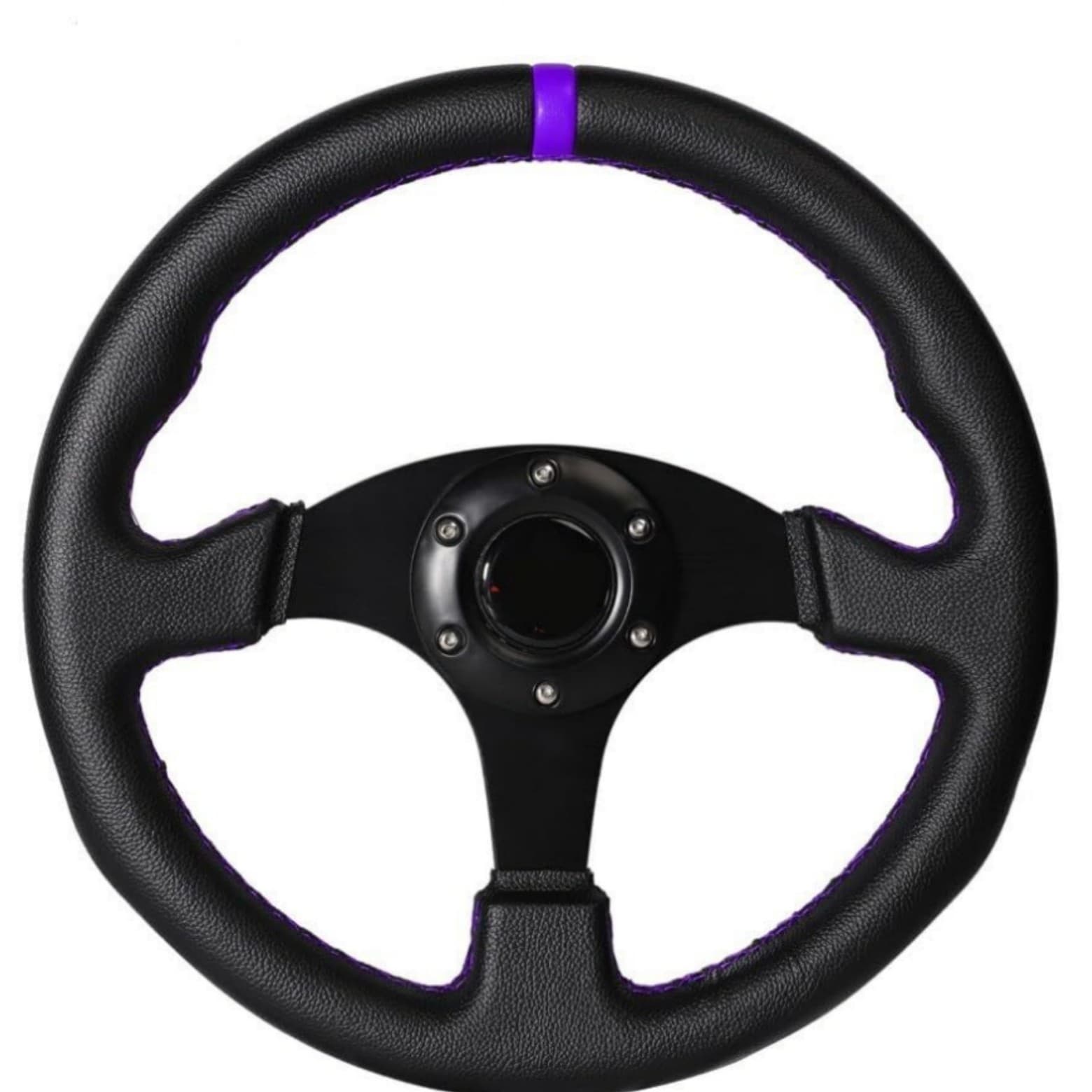 13-inch Universal Leather Drift Steering Wheel for Car Modification Racing Steering Wheel