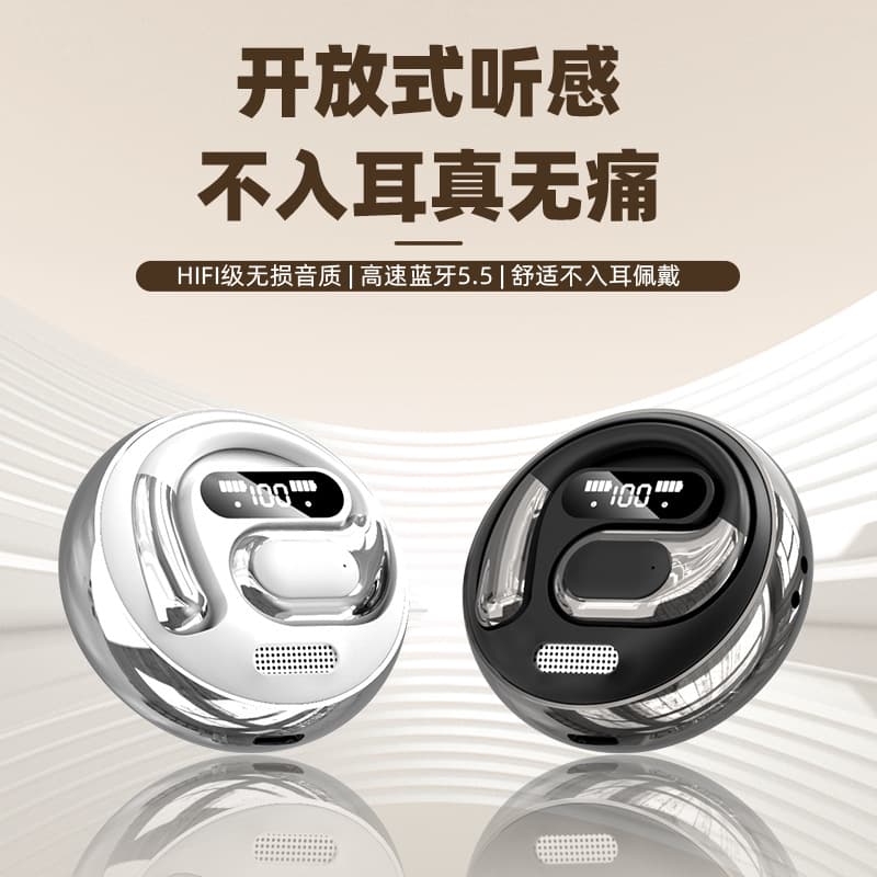 Cross-border Open Ear Wireless Bluetooth Sports Gaming Headphones Bone Conduction K02 K03 Open Ear Bluetooth Headphones