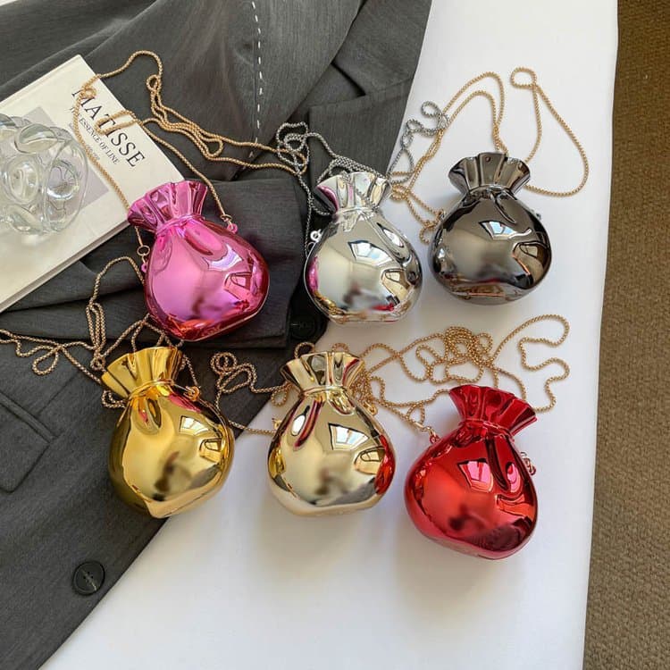 2026 New Cross-Border Evening Bag Lucky Fortune Pouch Acrylic Crossbody ABS Coin Purse Premium Evening Bag