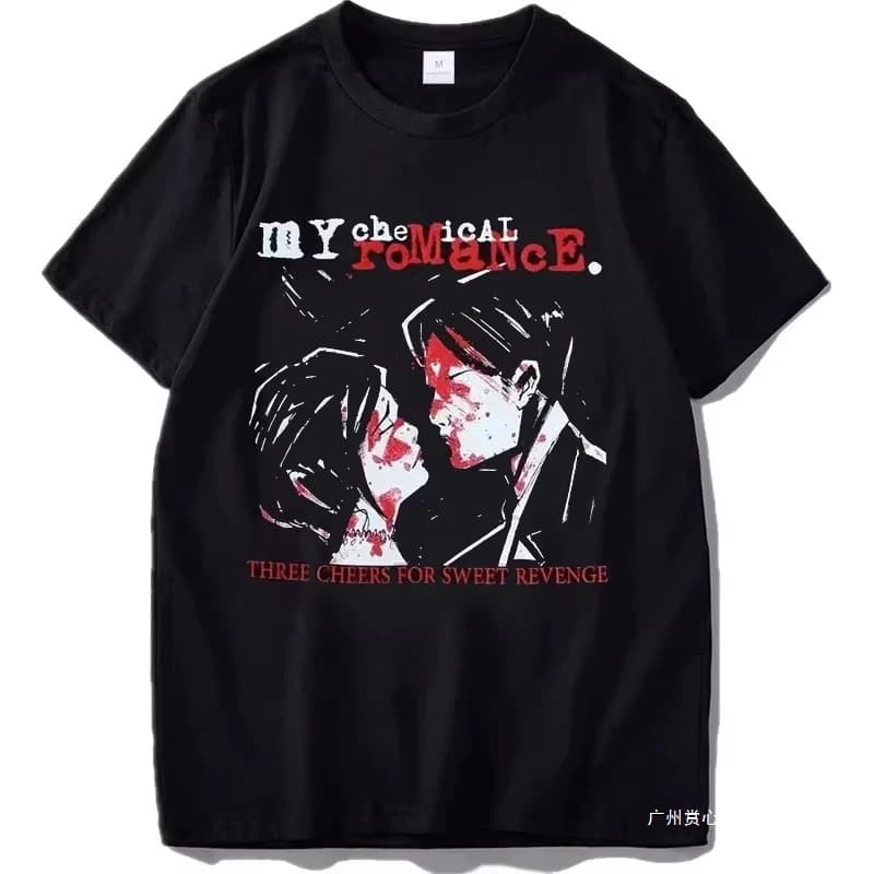 My Chemical Romance T-Shirt Women's Fashion Summer Quality T-Shirt Cool Hip Hop Men's T-Shirt Casual Summer Retro Anime Unisex