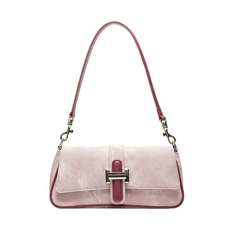 Denim Baguette Bag for Women 2025 Retro Style Niche New Original Shoulder Crossbody Bag