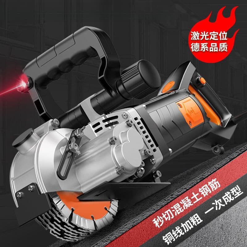 Imported brushless grooving machine one-time molding no-dead-angle dust-free water and electricity installation automatic cutter wire slot tool