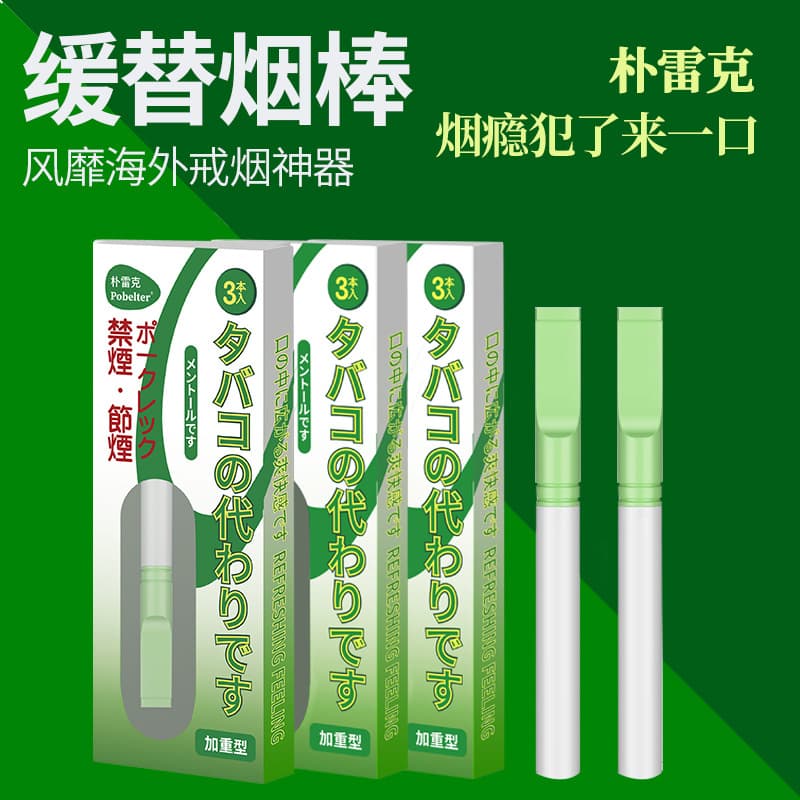 Puleike Cigarette Holder Smoking Cessation Stick Mint Flavor Alternative Mouthpiece Replacement