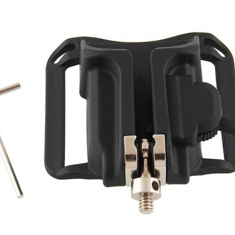 Universal DSLR camera quick-release waist belt buckle, quick-draw quick-attach waist mount, 1/4 interface camera quick shooter