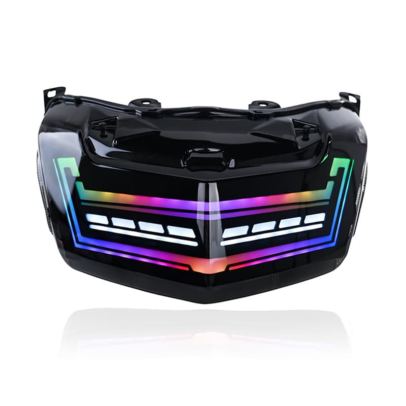 Factory Direct Motorcycle Tail Light for 15-19 NMAX155 Modified RGB Tail Light Running Rear Light