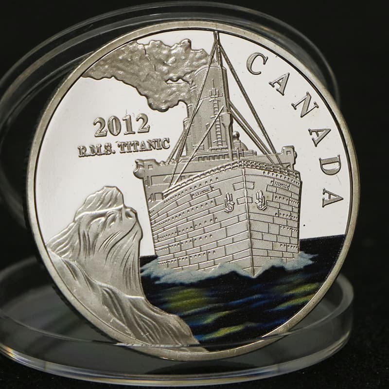 UK Titanic Ship Love Silver-Plated Commemorative Coin Collectible Lucky Coin Medal