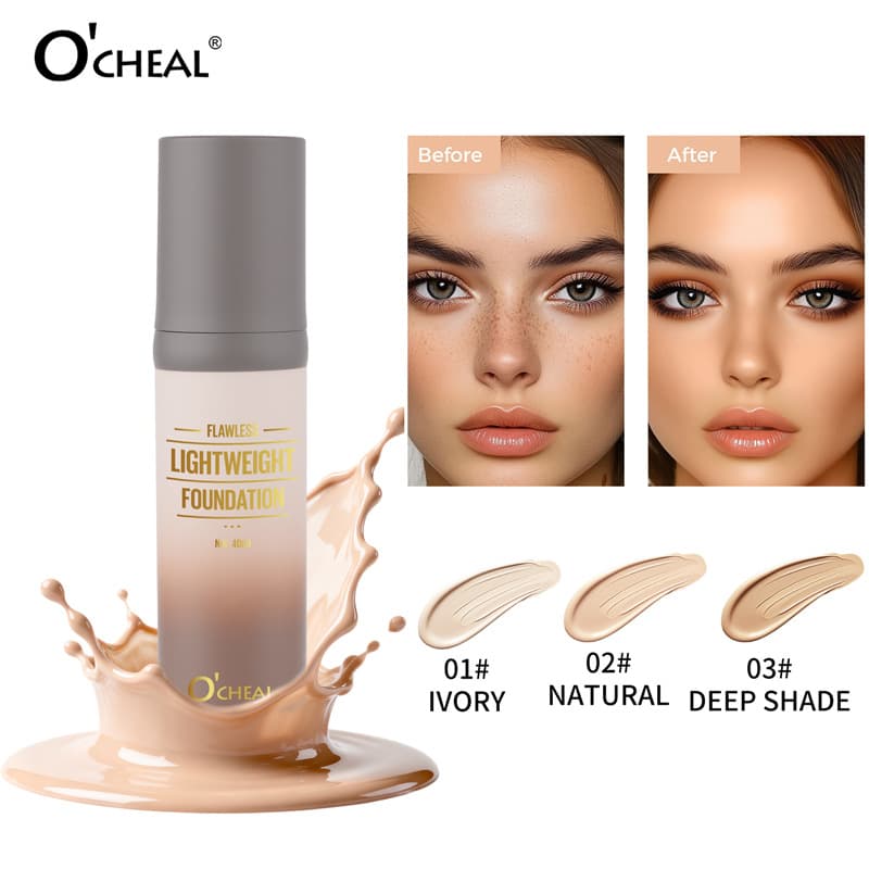 Ocheal Cross-Border Southeast Asia Moisturizing Concealer Foundation Set Skin-Nourishing Makeup Primer Non-Cakey Isolation BB Cream