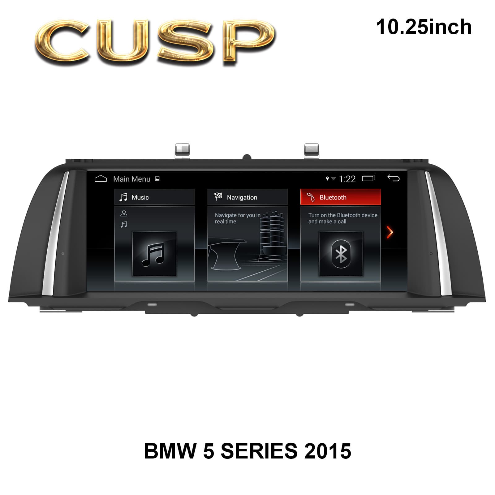 BMW 5 Series 2009-2010/E60 CIC Navigation 10.25 Inch Original Car Style IPS Screen Android 10.0 System for BMW 5 Series F10 CIC