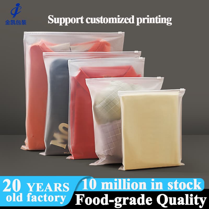 Zipper Slider Bag Zip Lock Ziplock Bio Clothes Packaging Bag
