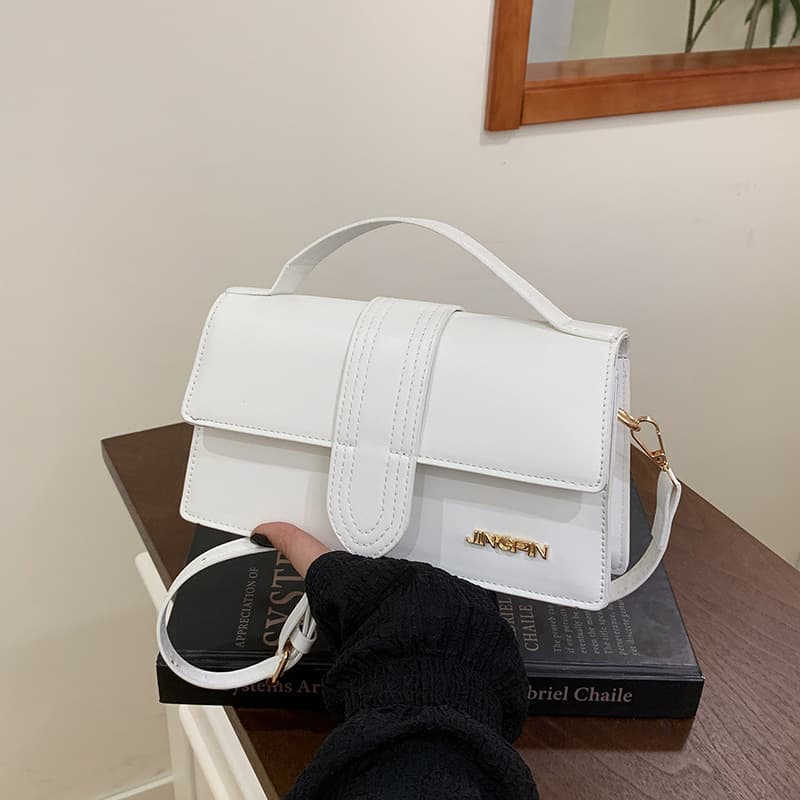 Cross-border minimalist high-end design handbag for women 2026 new fashion versatile small square bag tote shoulder crossbody bag