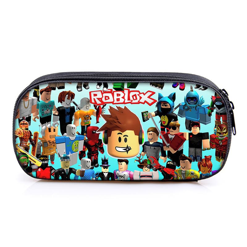 Roblox Pencil Bag Single Layer Pencil Case Kids Stationery Storage Pouch Roblox Laitu Kids Stationery Organizer