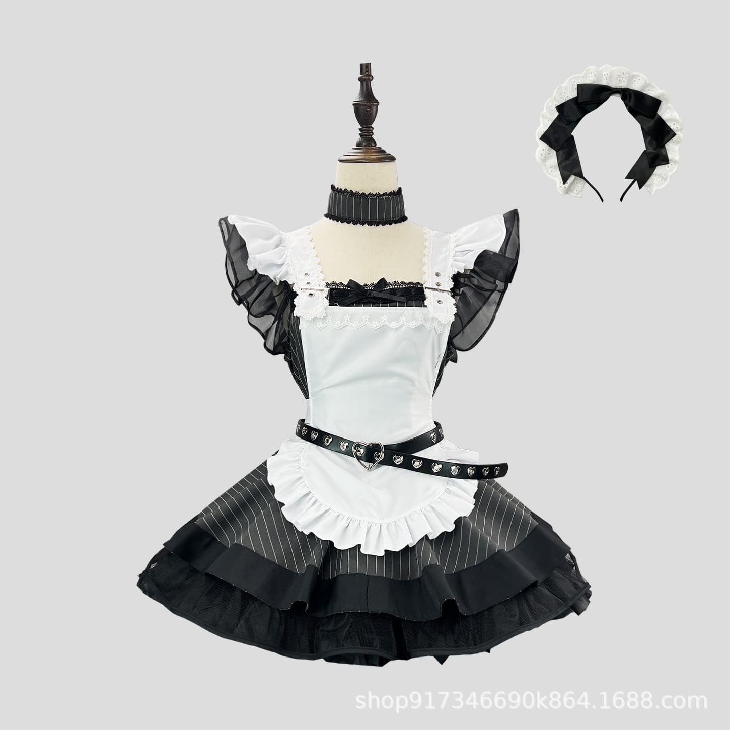 New Angel Maid Subculture Set 2025 Summer Japanese Cute Short Maid Outfit COS Internet Celebrity Clothing