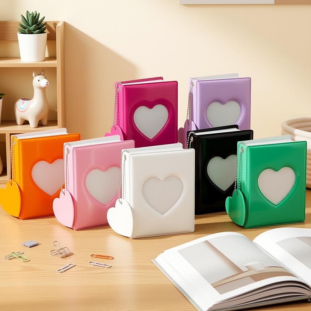 Manicai mirror ppmini polaroid 3-inch photo album star photo card movie ticket business card storage collection