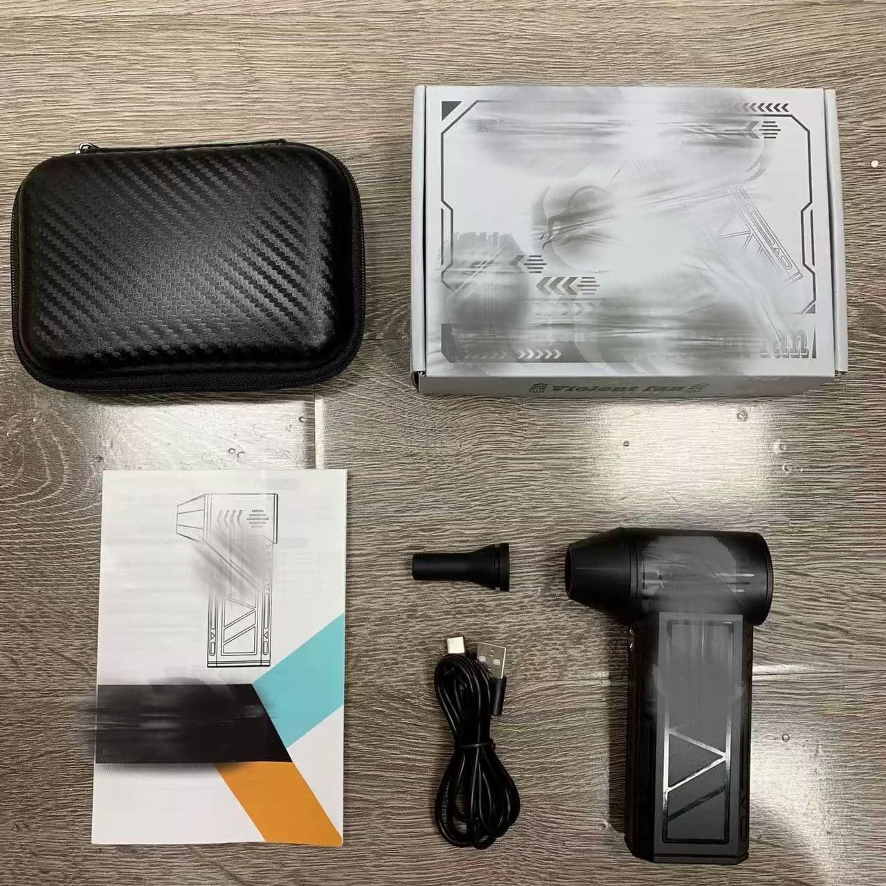 Cross-border violent turbo fan high speed brushless turbine mini portable outdoor handheld wireless hair dryer for camping