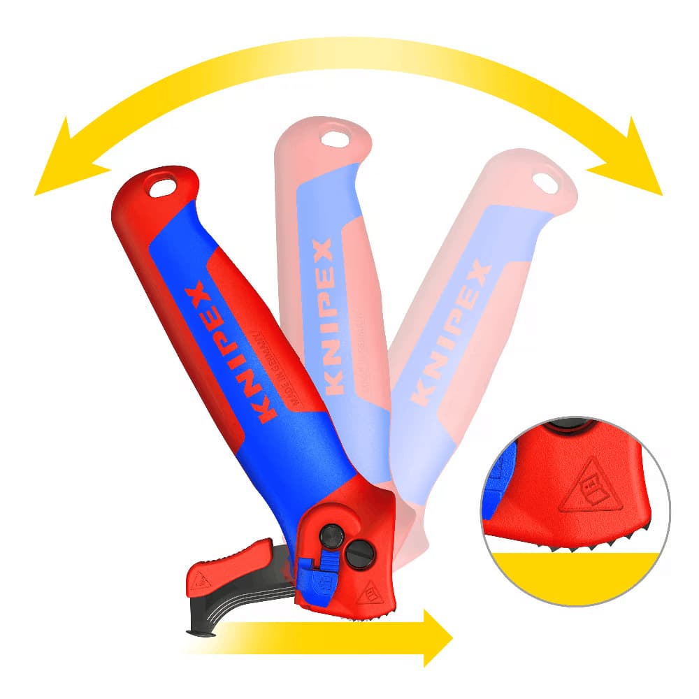 German Knipex Wire Stripper Cutting Tool with Replaceable Blade 16 50 145 SB
