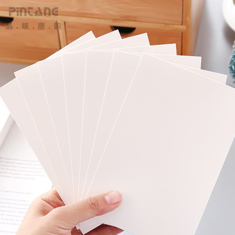 Blank Hard Cards for DIY Hand Drawing, Doodle Handwritten Postcards, Word Cards, Message Thick Black Card Kraft Paper