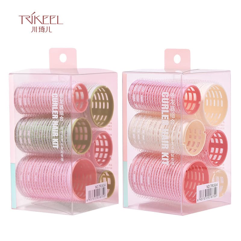 Chuan Qi'er air bangs curling barrel fixed artifact lazy styling curler fluffy clip sleeping hollow curls for women