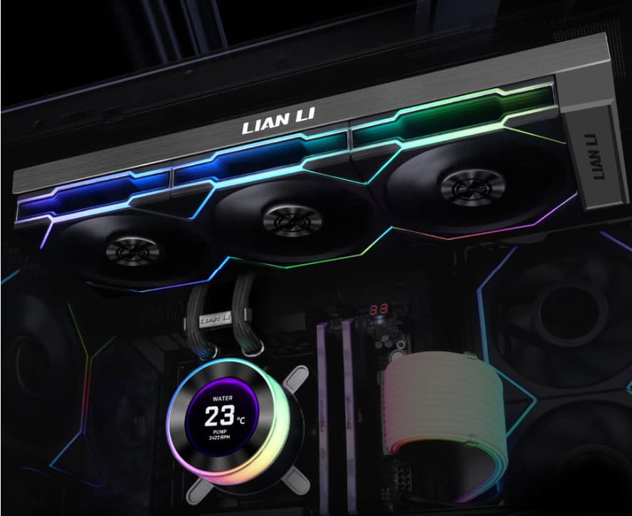 Suitable for LIANLI Lianli Hidden Flow 2nd Gen Integrated 360 Water Cooling Radiator Hidden Flow 2nd Gen 360 Water Cooling