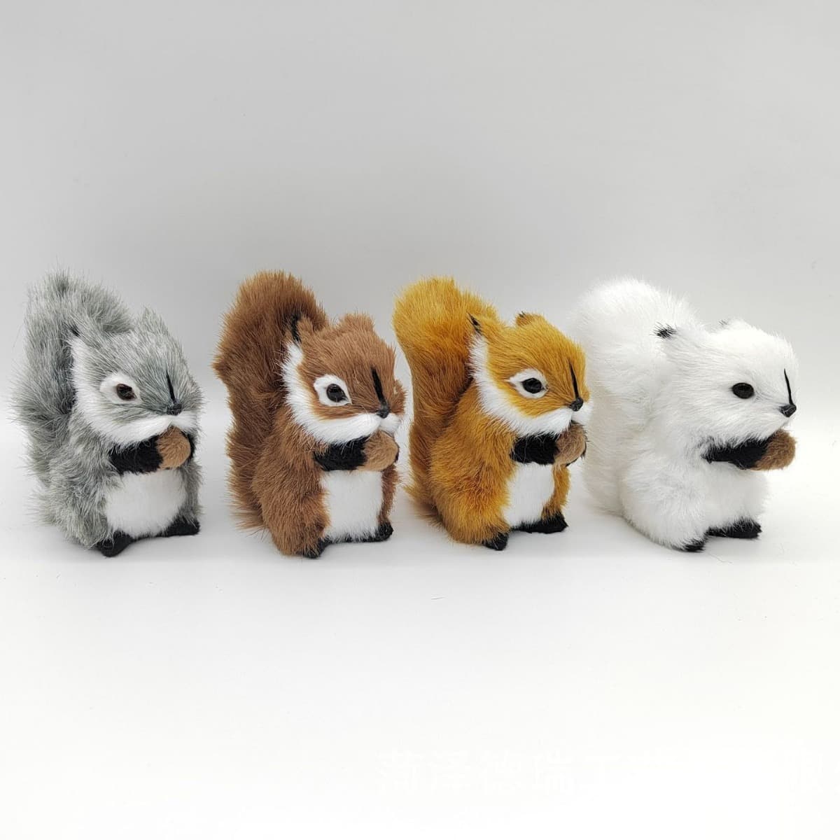 Simulated Squirrel Plush Pendant Decoration Animal Toys Wholesale Accessories Christmas Decor