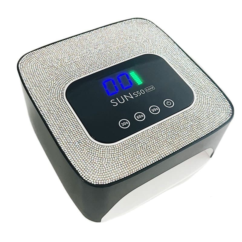 Dual Light Source Nail Lamp 280W High Power Rechargeable Curing Lamp for Nail Salon Gel Polish Smart UV Lamp Cross-Border