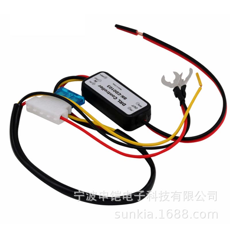 SK-CD0105 Multi-function Daytime Running Light Strobe Controller DRL Controller Light Strip Dimming Delay Wire Cross-border Hot Sale