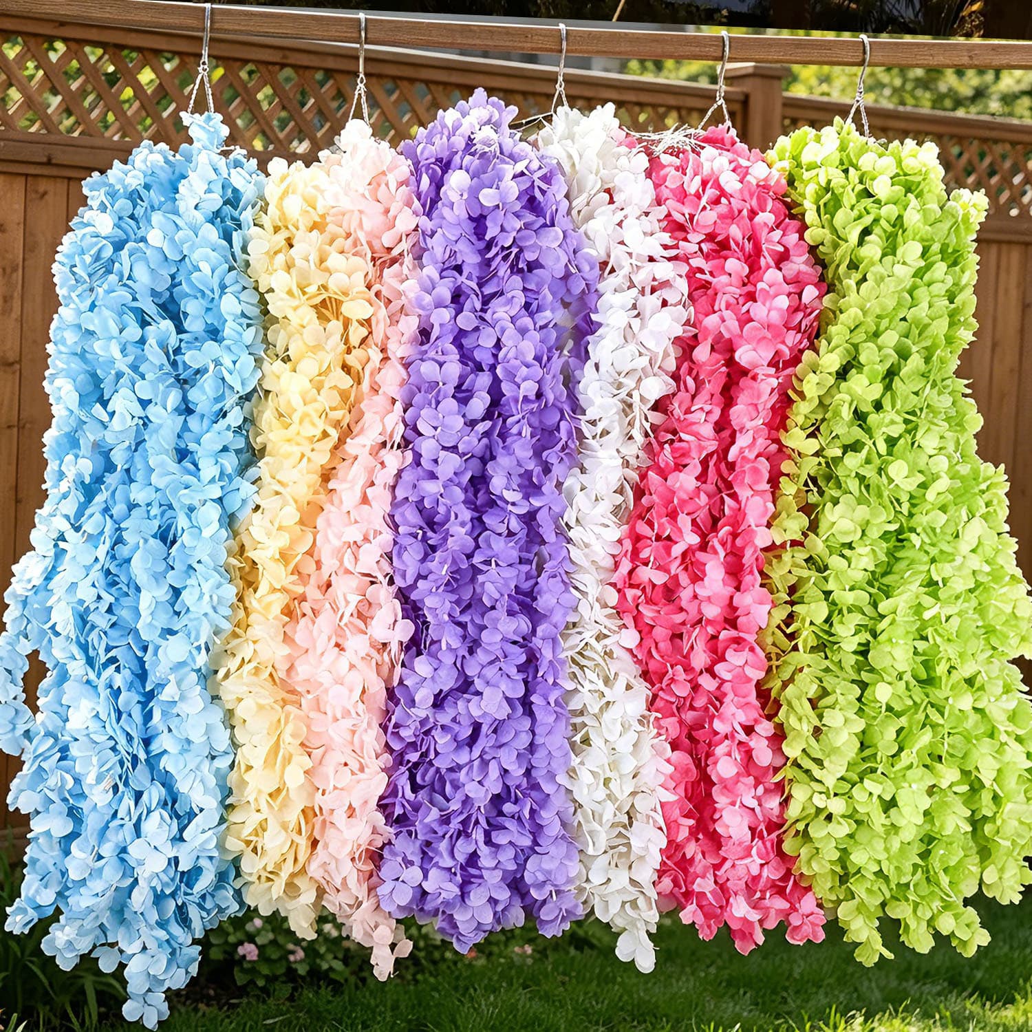 Wedding Decoration Artificial Flowers, Artificial Phalaenopsis Wisteria Vine Strips, Wedding Hall Ceiling Hanging Decoration Plastic Fake Phalaenopsis