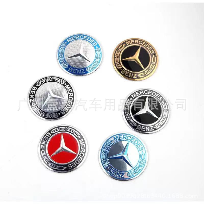 Fit for Mercedes-Benz C/E/S-Class 56mm 60mm Wheel Hub Cap Decal CLS GLA Modified 75mm Wheel Center Cap Emblem