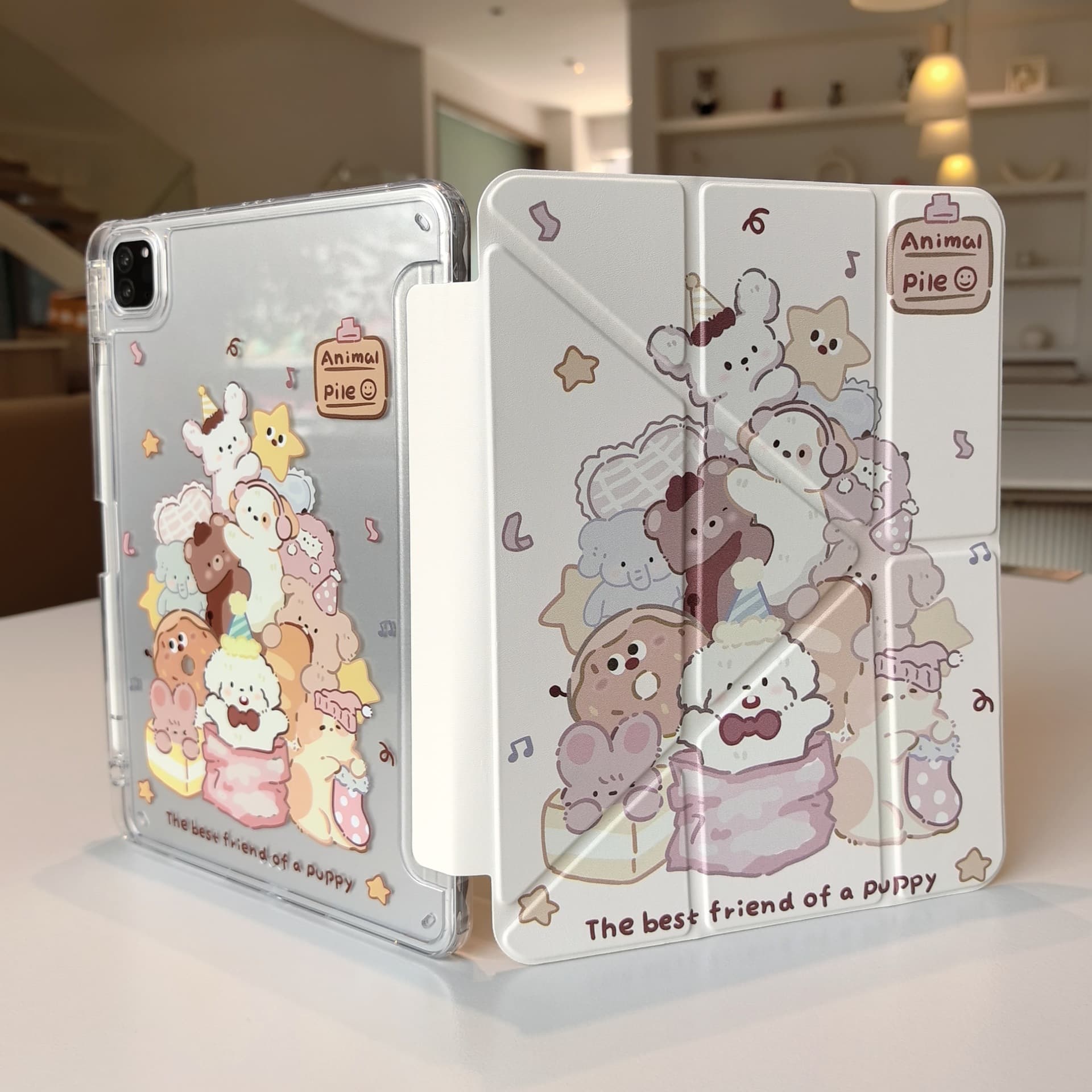 3-in-1 Y-Type iPad Case for iPad 11/Air 7, iPad 5th Gen Magnetic Pro 11-inch with Pencil Holder