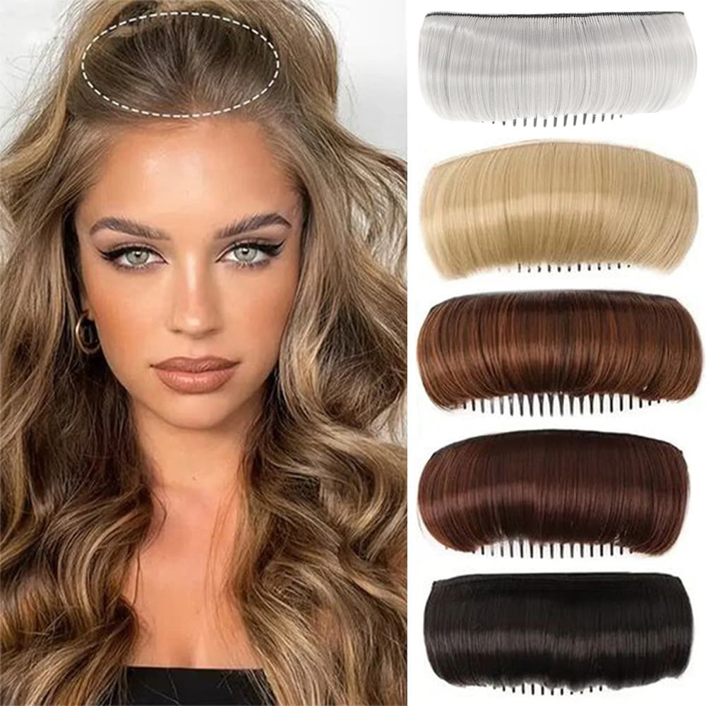 Women's Fluffy Hair Pad Hair Comb Front Invisible Natural Hair Bun Maker Hair Coiler Spot Wholesale