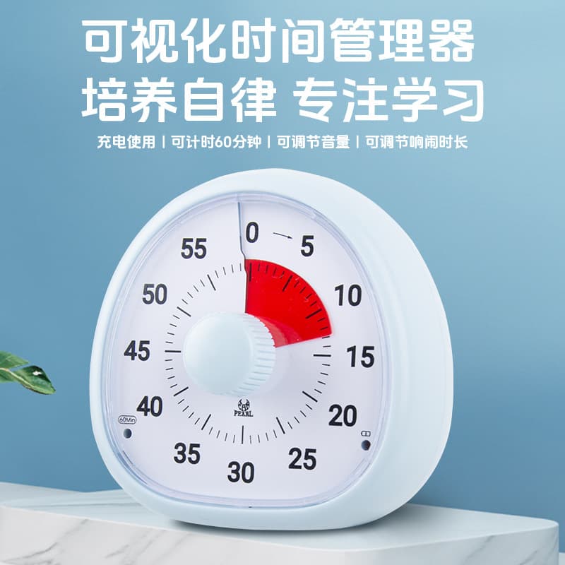 Visual Timer with Smart Charging Alerts and Standby Time Management