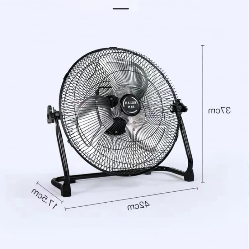 Office Solar Battery Rechargeable Fan Table Fan from Original Manufacturer