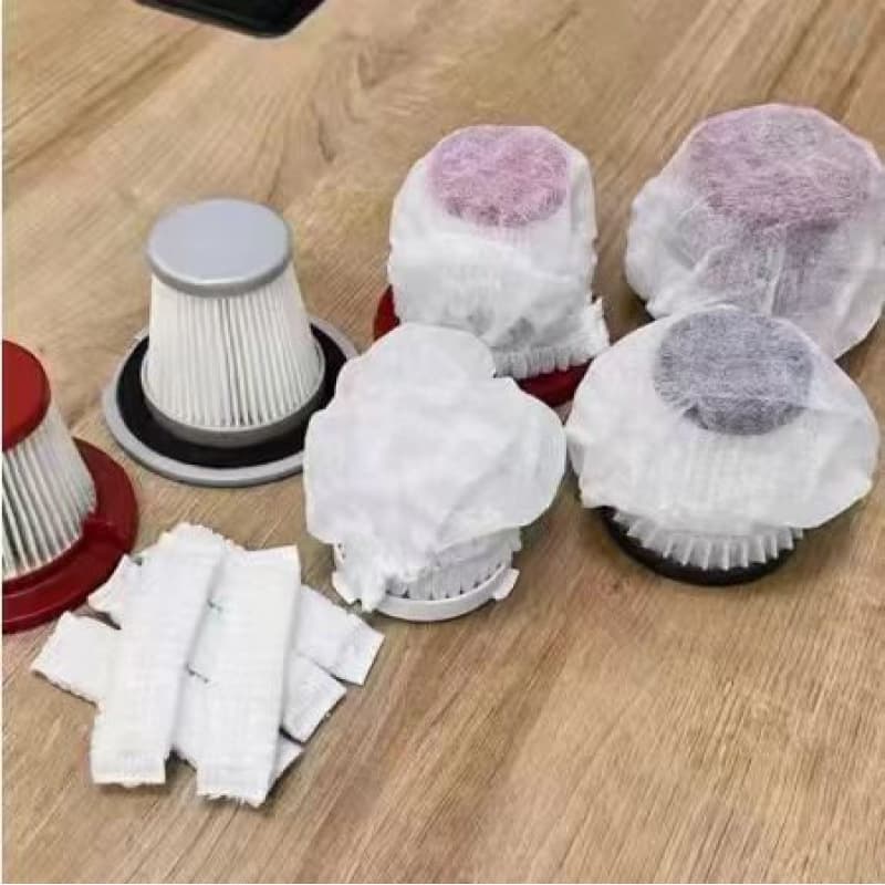 Disposable Vacuum Cleaner Filter Mesh Cover Non-Woven Filter Bag Large Size (100-Pack)