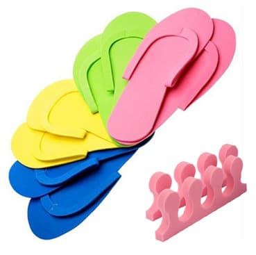 Nail Art Toe Separator Soft Cotton Toe Spreader Heart-Shaped Finger Toe Separator for Polishing