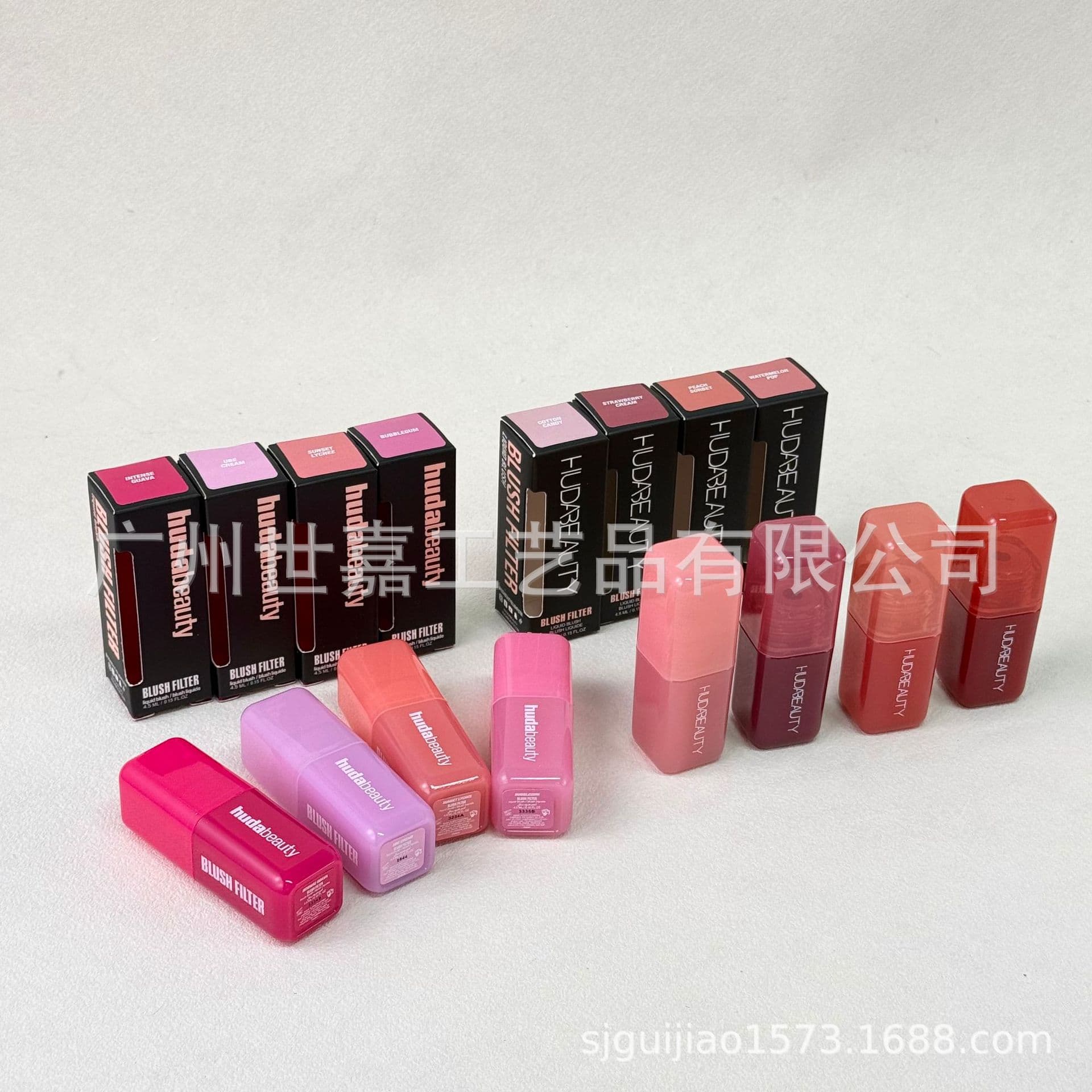 In-Stock Huda Beauty Filter Liquid Blush Peach Sorbet 4.5ml with Intense Color