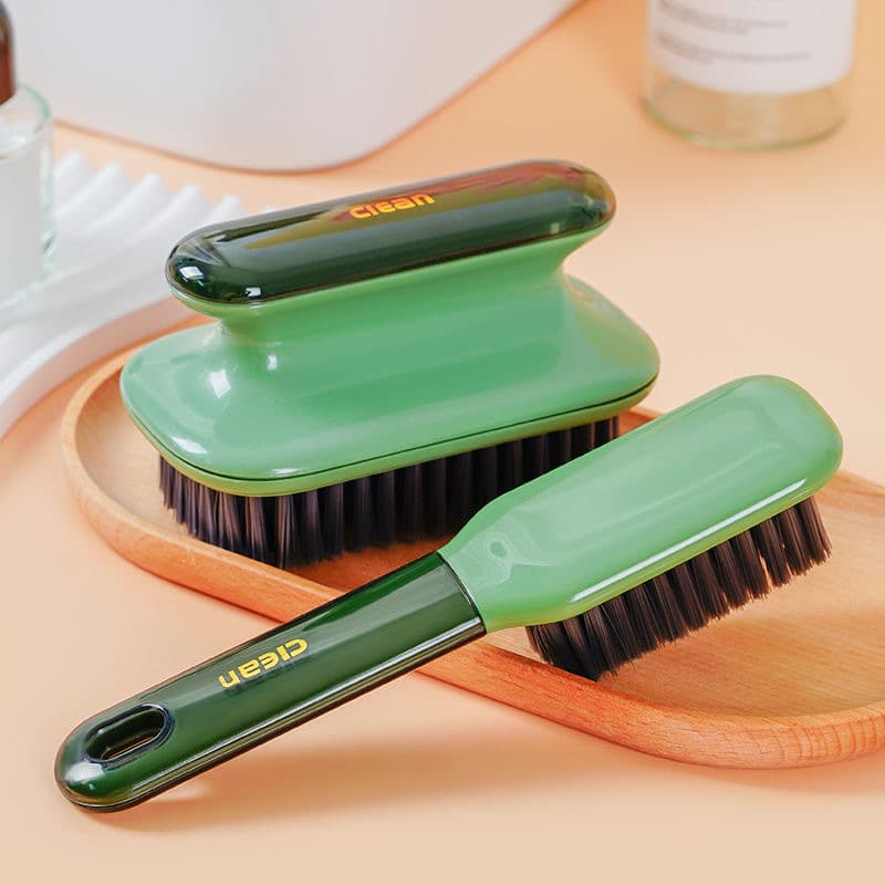 Shoe Brush Cleaning Brush Set, Simple Home Laundry Shoe Cleaning Soft Bristle Non-Damaging, Long Handle Washing Clothes Board Brush