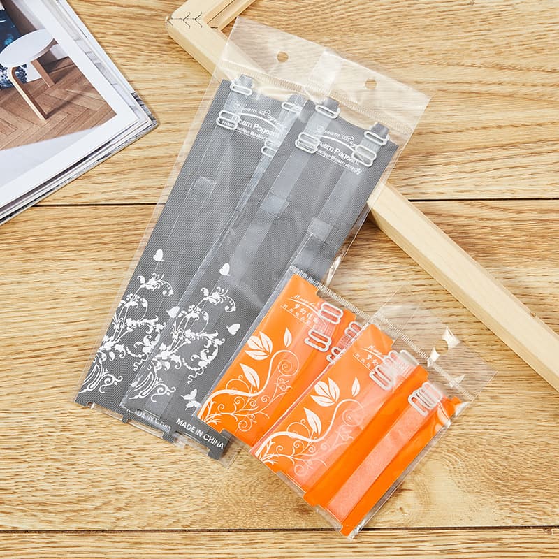1CM Iron Hook Underwear Transparent Straps, TPU Elastic Adjustable Frosted Bra Straps, Invisible Straps, Factory Direct