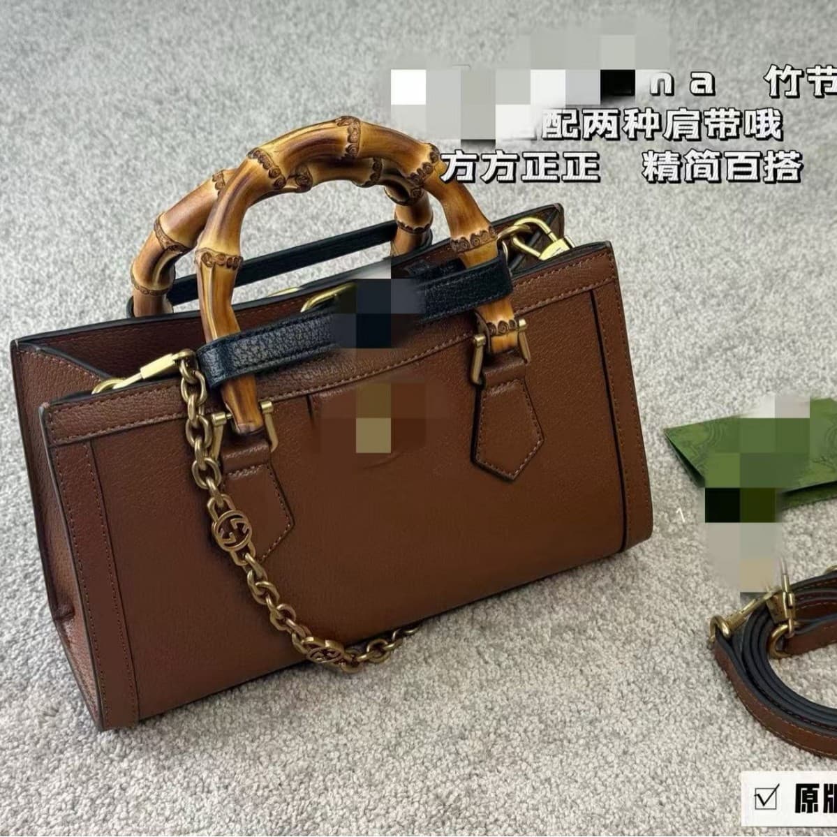 New g Brand Cool Women's Bag Diana Bamboo Small Shoulder Bag Crossbody Handbag Dropshipping
