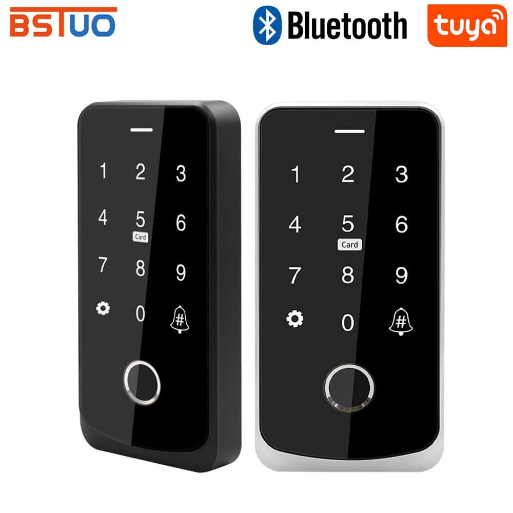 Semiconductor fingerprint Tuya tuya access control all-in-one machine IC NFC card swipe password access control machine mobile APP to open the door