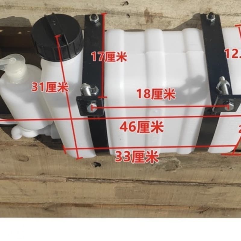 Small Truck Hand Wash Tank With Faucet Small Truck Installation On-board Hand Wash Tank Modification Dump Truck Reservoir