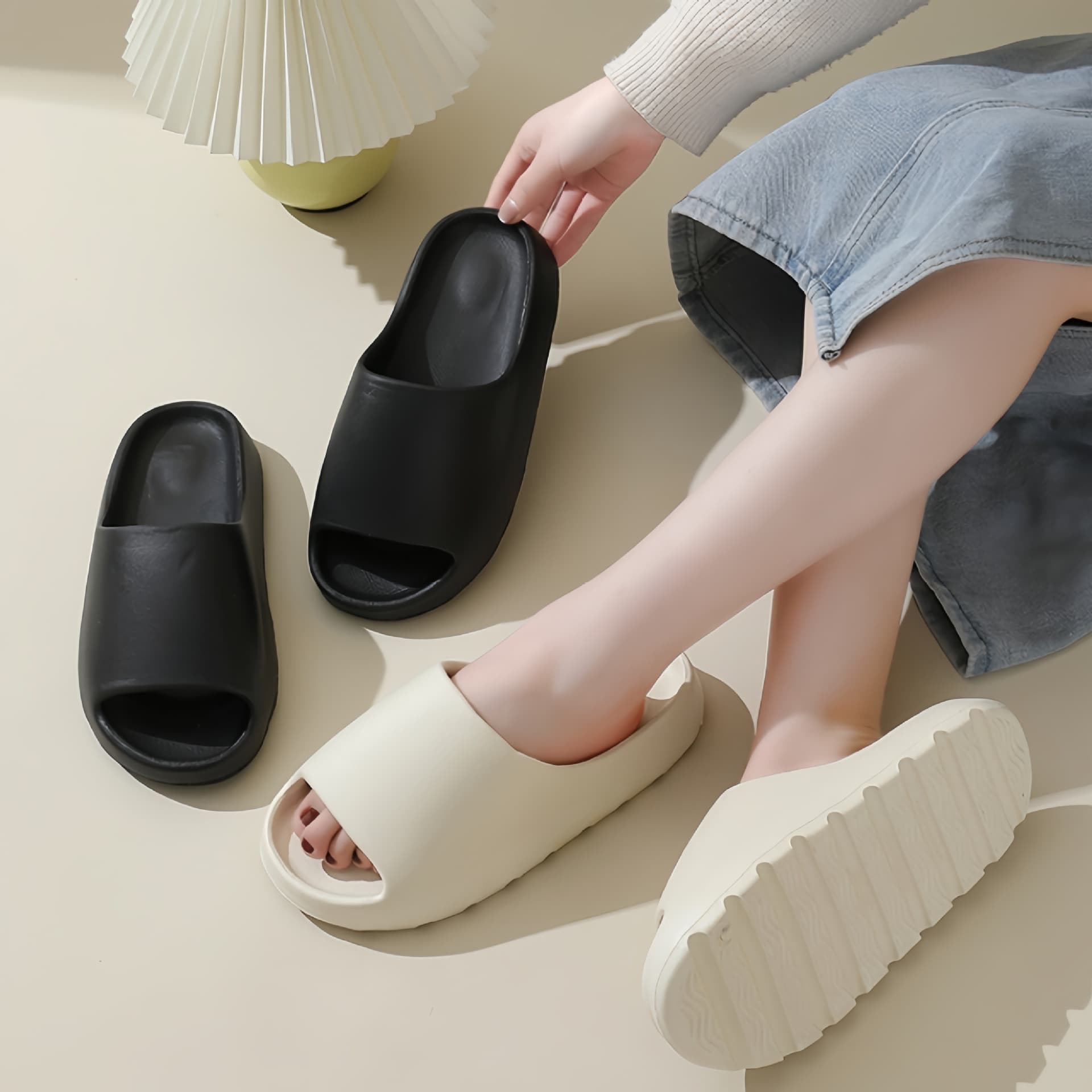 H 97695 EVA Slippers Outdoor Home Wear Cross-border Main Amazon Summer Slippers