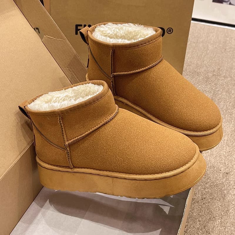 Thick Sole Women's Snow Boots Winter Lined Thickened 2024 New Anti-Slip Waterproof Subzero Warm Northeast China Outdoor Shoes